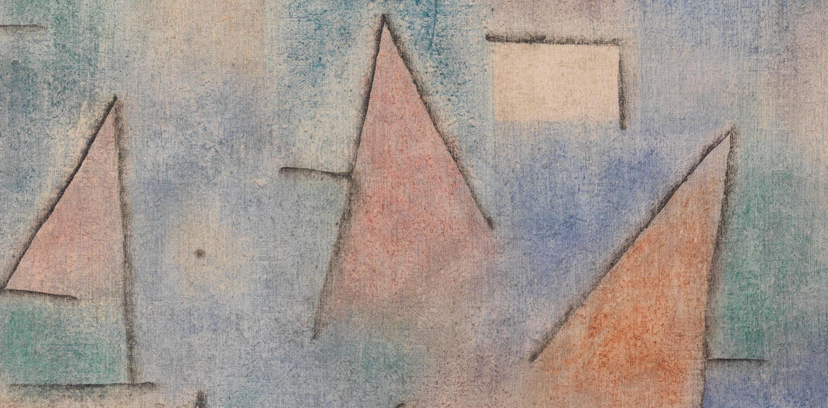 Detail 2: Three sail-like triangles in the middle in Harbour with Sailing Ships